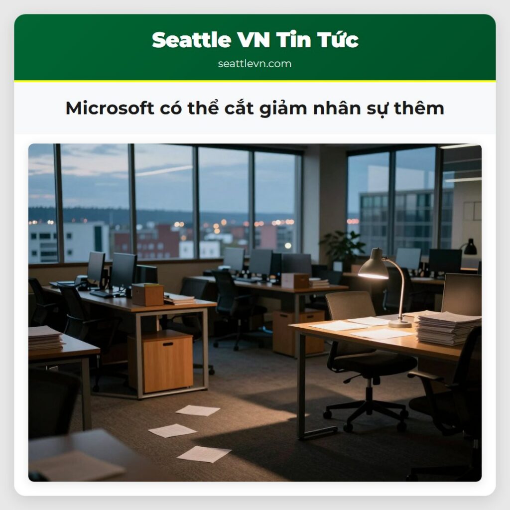 Microsoft có thể cắt giảm nhân sự thêm