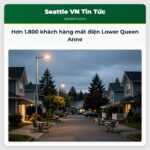 Hơn 1.800 khách hàng mất điện Lower Queen Anne