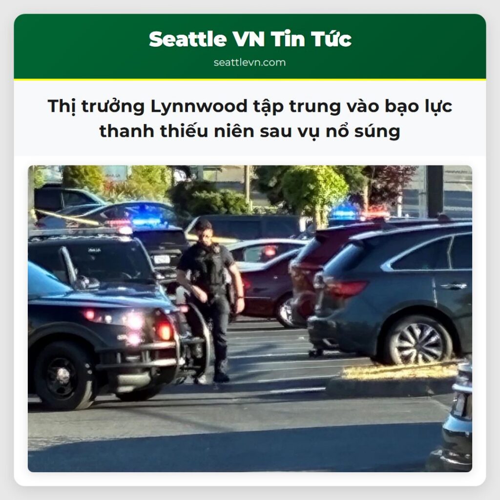 Thị trưởng Lynnwood tập trung vào bạo lực thanh