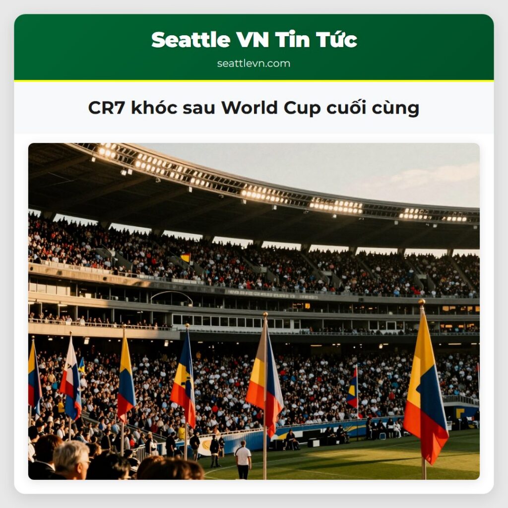 CR7 khóc sau World Cup cuối cùng