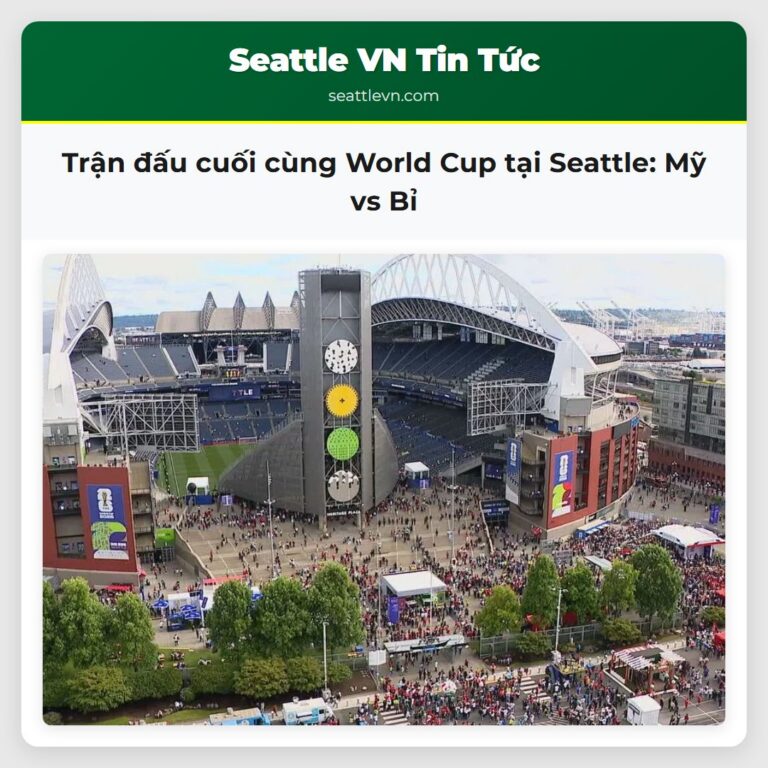 Trận đấu cuối cùng World Cup tại Seattle Mỹ vs Bỉ