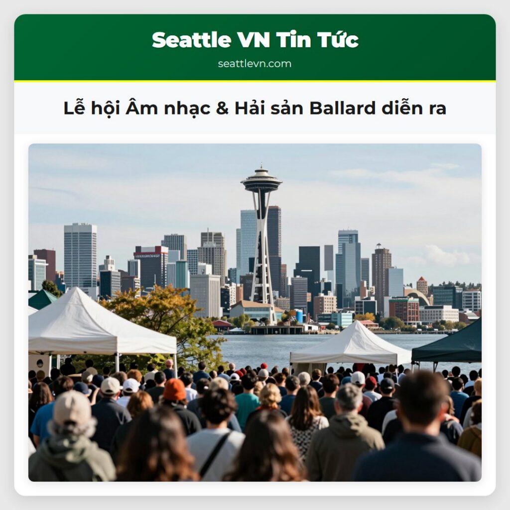 Lễ hội Âm nhạc & Hải sản Ballard diễn ra