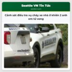 Cảnh sát điều tra vụ cháy xe nhà ở khiến 2 anh em tử vong