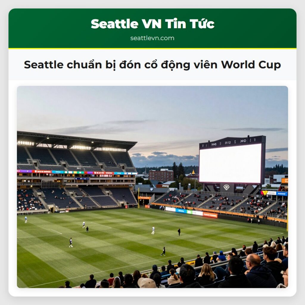 Seattle chuẩn bị đón cổ động viên World Cup