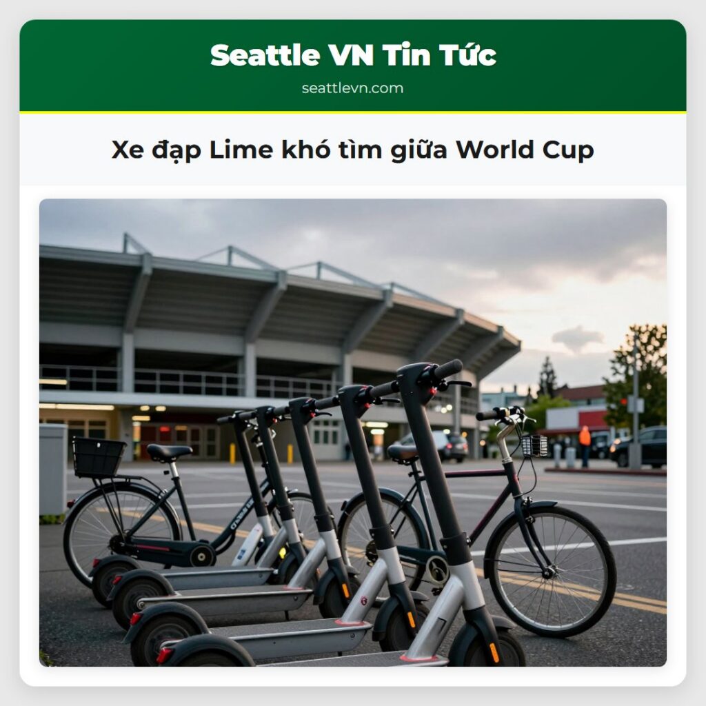 Xe đạp Lime khó tìm giữa World Cup