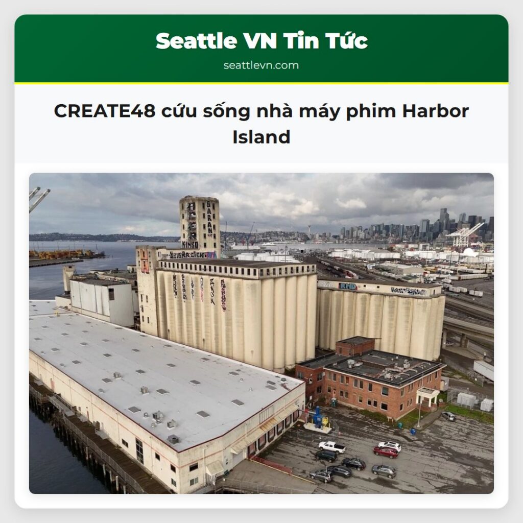 CREATE48 cứu sống nhà máy phim Harbor Island