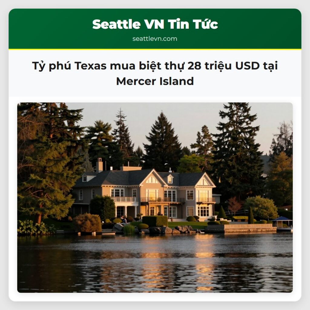 Tỷ phú Texas mua biệt thự 28 triệu USD tại Mercer