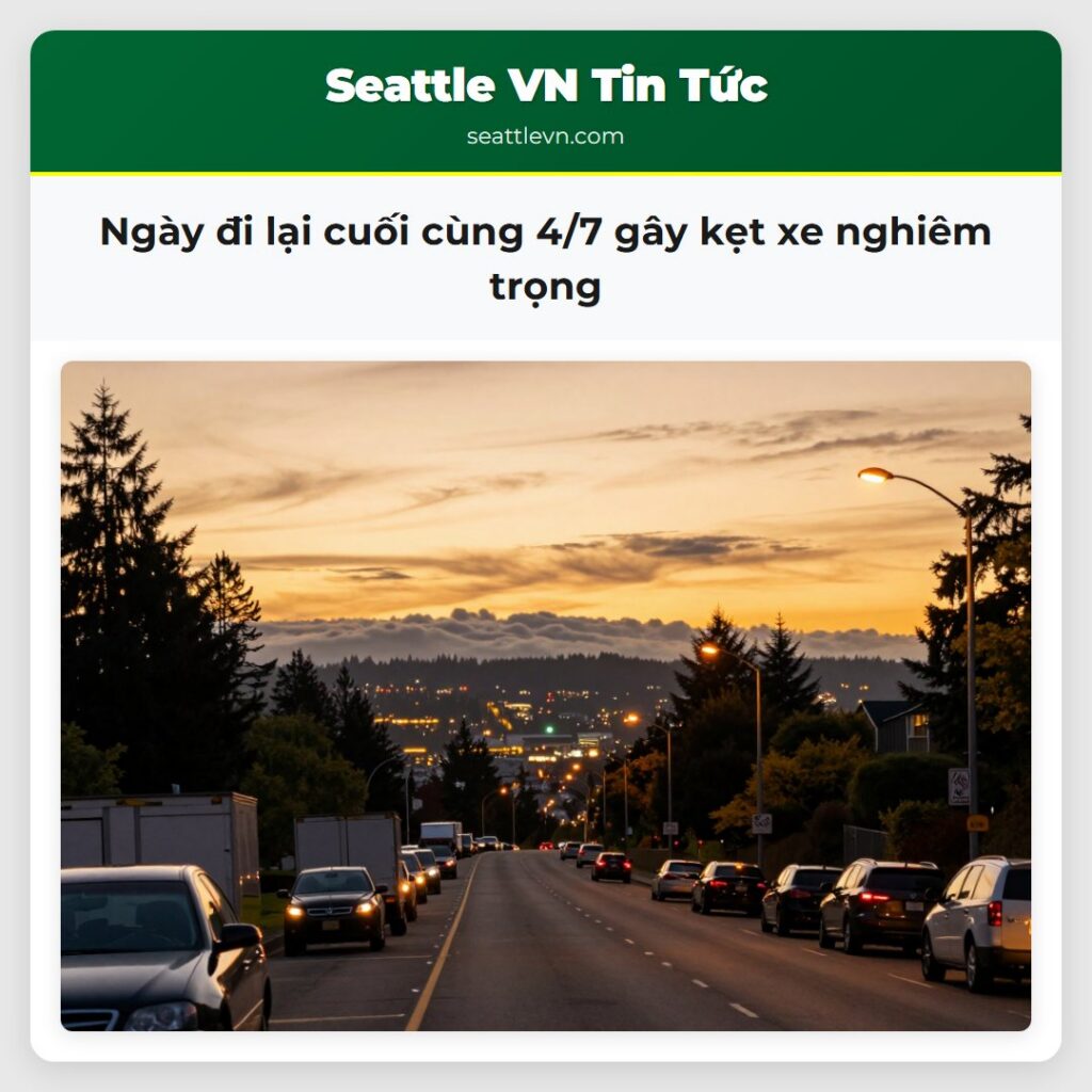 Ngày đi lại cuối cùng 4/7 gây kẹt xe nghiêm trọng