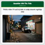 Thiếu niên 17 tuổi bị bắt vì cướp doanh nghiệp nhỏ