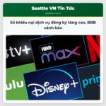 Số khiếu nại dịch vụ đăng ký tăng cao BBB cảnh báo