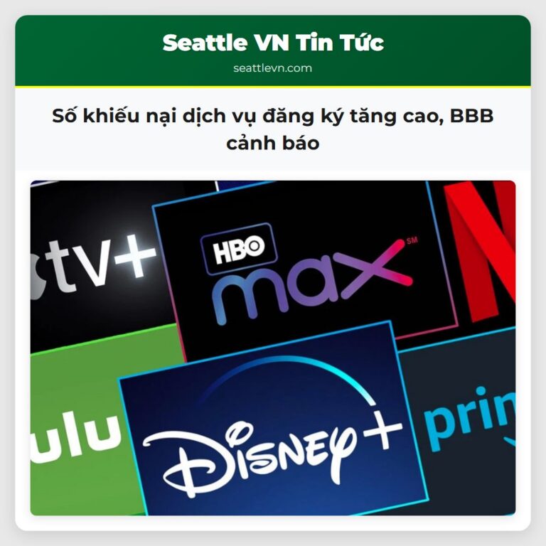 Số khiếu nại dịch vụ đăng ký tăng cao BBB cảnh báo