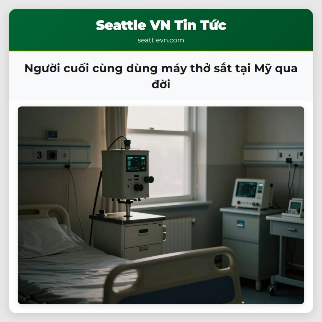 Người cuối cùng dùng máy thở sắt tại Mỹ qua đời