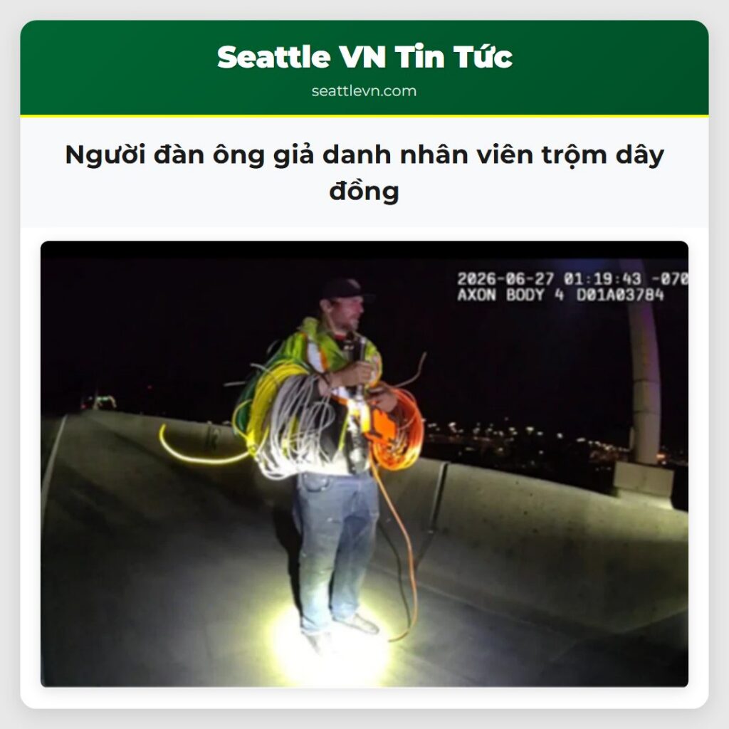 Người đàn ông giả danh nhân viên trộm dây đồng