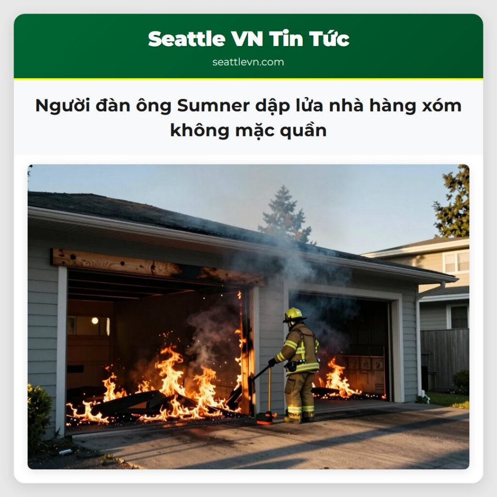 Người đàn ông Sumner dập lửa nhà hàng xóm không
