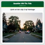 Lệnh sơ tán cấp 2 tại Vantage
