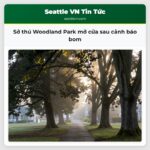 Sở thú Woodland Park mở cửa sau cảnh báo bom
